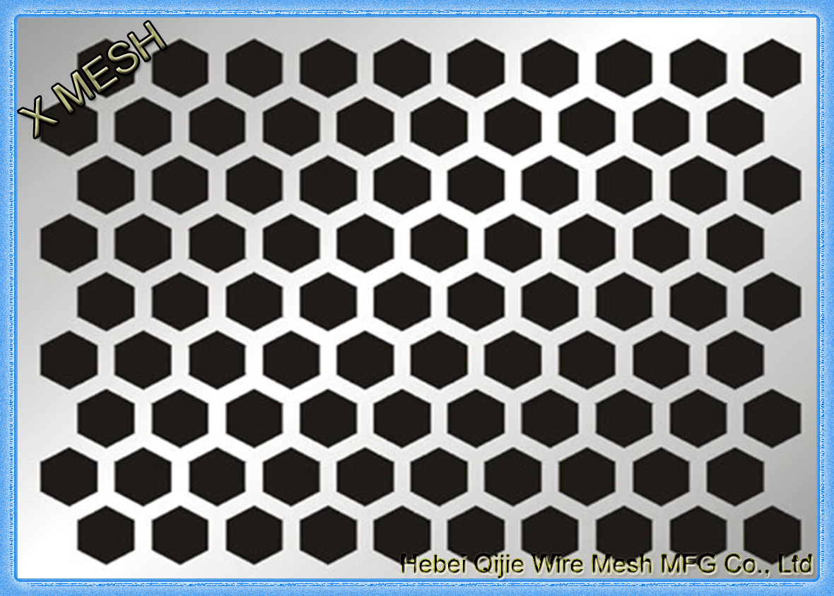 Hexagon Perforated Metal Mesh a-0004