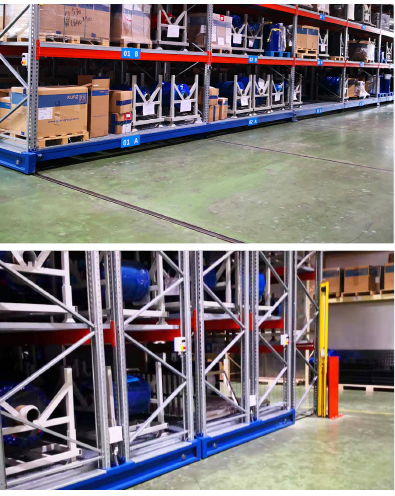 Electric mobile racking system