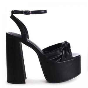 China Rubber Outsole Size37 Platform Heel Shoes High Heels Wedges Platform Sandals on sale 