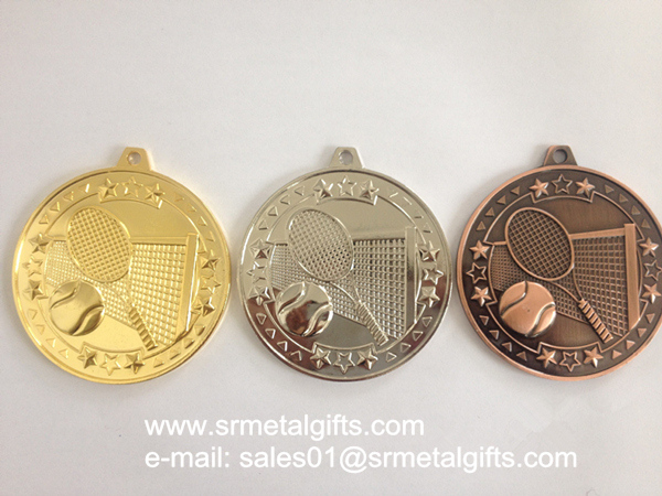 Cheap blank metal tennis medals