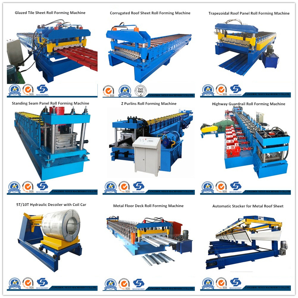 Step Section Roof Tile Making Cold Roll Forming Machine