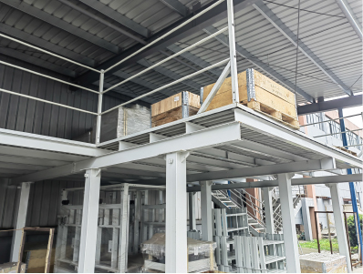 Steel Structure Garret Mezzanine Floor Platform 