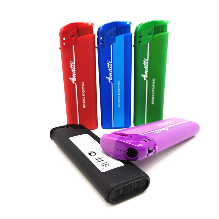 Printing Plastic Cigarette Lighter Electric Gas Lighter OEM High Quality Lighter