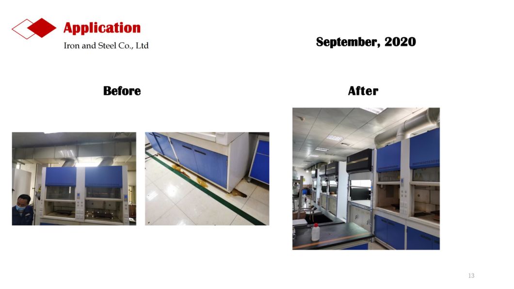 Acid & Alkali Resistant Fireproof Chemical Laboratory Lab Furniture Ductless Bench-Top Fume Hood with Explosion Proof