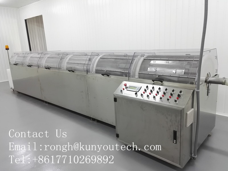 580*900 mms Big Volume Paintball Tumble rotary Drying Machine with high capacity