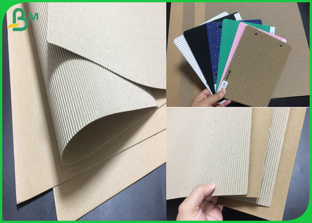 E - Flute Corrugated Board 100gsm 120gsm To Make Anti-scald Paper Cup Sleeve