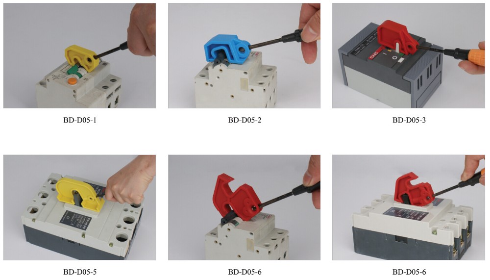 Lockout Device BD-D05-1 handle width 7.7mm moulded case circuit breaker lockout ,BOSHI BRAND
