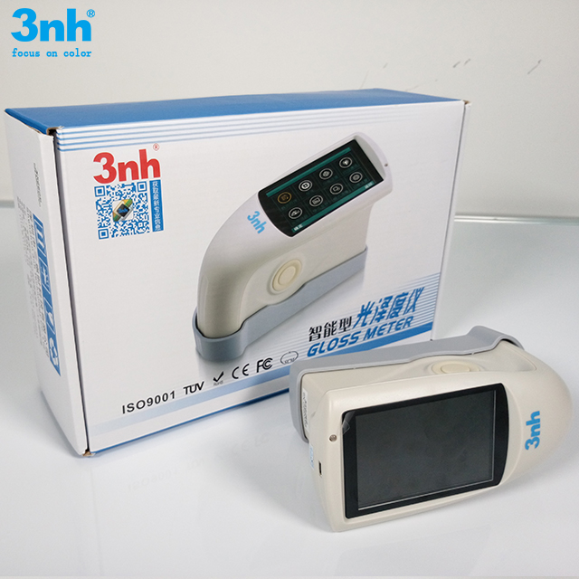 Professional skin tri angle gloss meter with 1000gu measurement range HG268 from 3nh