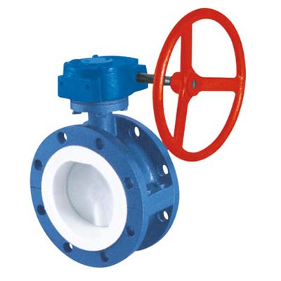 Flanged lining butterfly valve (CFDF-SH)