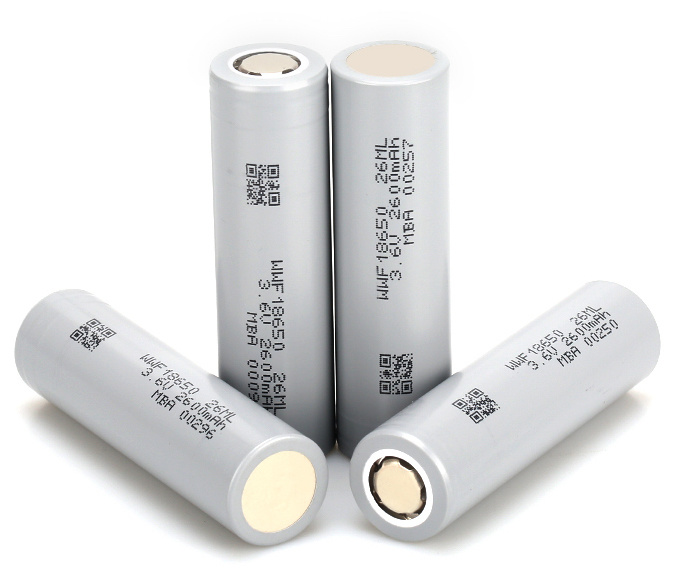Cylindrical Lithium Battery -40 Degree Low Temperature Battery 18650 Lithium Ion 2600mAh 3.6V Rechargeable