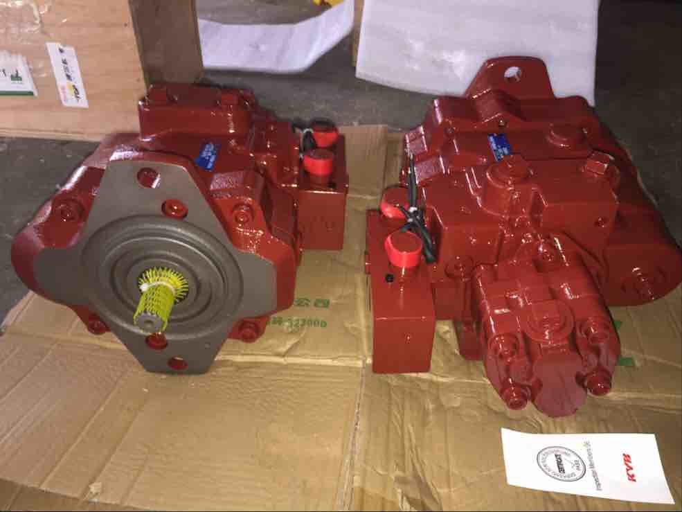 Kayaba PSVD2-21E hydraulic Piston Pump and Gear pump of excavator YUCHAI35,SUNWARD 50