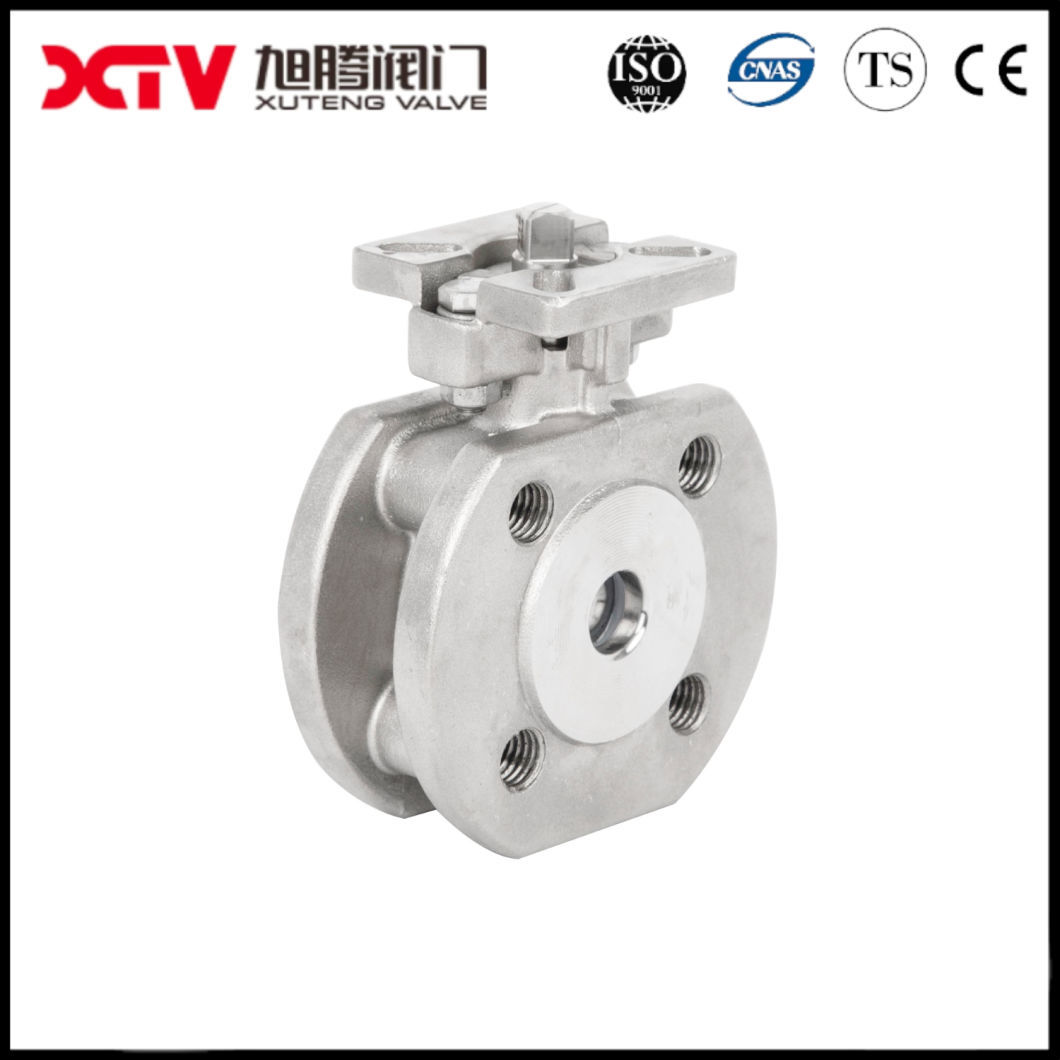 Xtv Wafer Type Ball Valve with ISO Mounting Pad Pn16/40