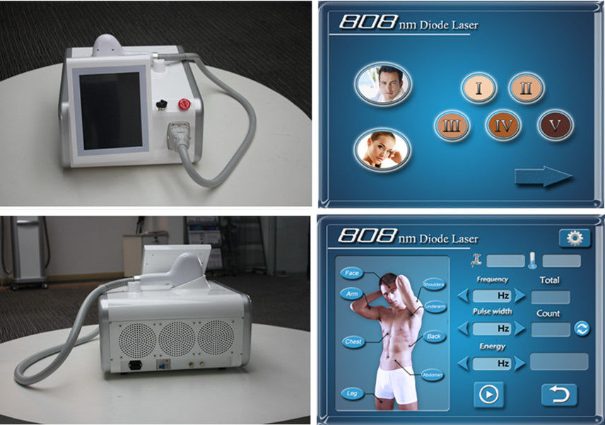 New arrival hot selling OEM ODM design 20-120J / cm2 beauty equipment 808nm diode laser hair removal machine