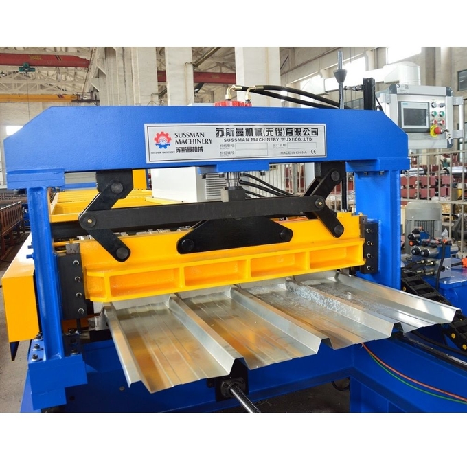 Trapezoidal Roof Roll Forming Machine Chile TR6 With 7.5KW Motor Power 3