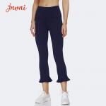 Women'S Bootcut Yoga Pants Capri Pants High-Waist Women'S Tummy Control 4 Way Stretch Workout Pants