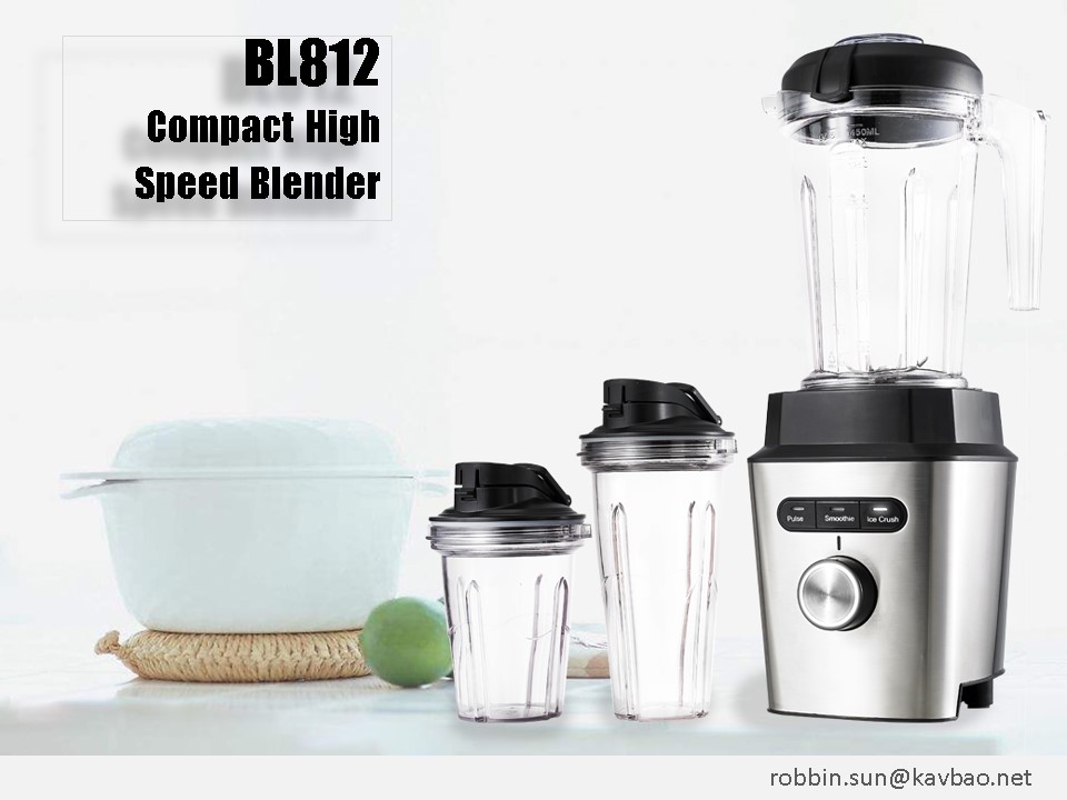 BL 812 Compact High Speed Stainless Speed Blender Countertop Blende1