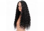 Glueless Full Lace Human Hair Wigs , Water Wave Real Human Hair Full Lace Wigs
