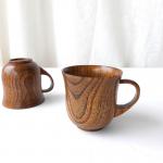 Solid Wood Retro Coffee Cups Restaurant Insulation Jujube Wooden Tea Mug