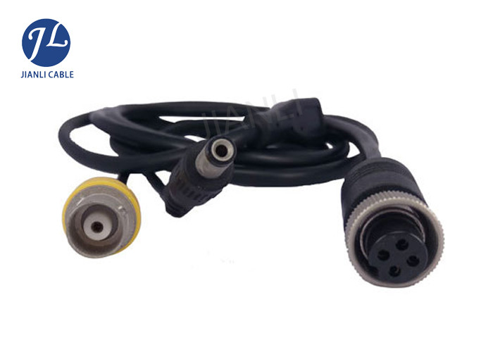 4 Pin Aviation Cable Connect Dc And Bnc Cable For Cctv Security Camera