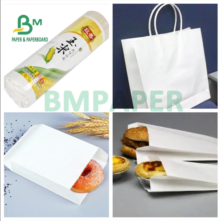 120gsm 150gsm Moisture Food Grade White Kraft Board for Bread Baking Bag