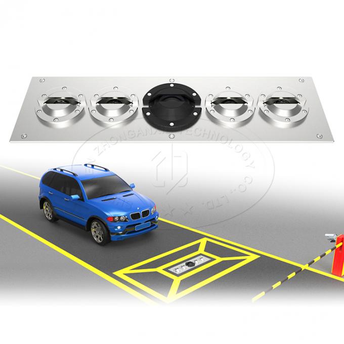 Durable Portable Explosive Detector Under Vehicle Inspection System With Car Plate Recognition