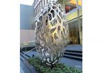 La cavité Eggs la sculpture moderne en art d'installation de sculpture en acier inoxydable