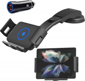China phone Car Holder Wireless Charger 9V 1.67A For Samsung Galaxy Z Fold 2 / S21 on sale 