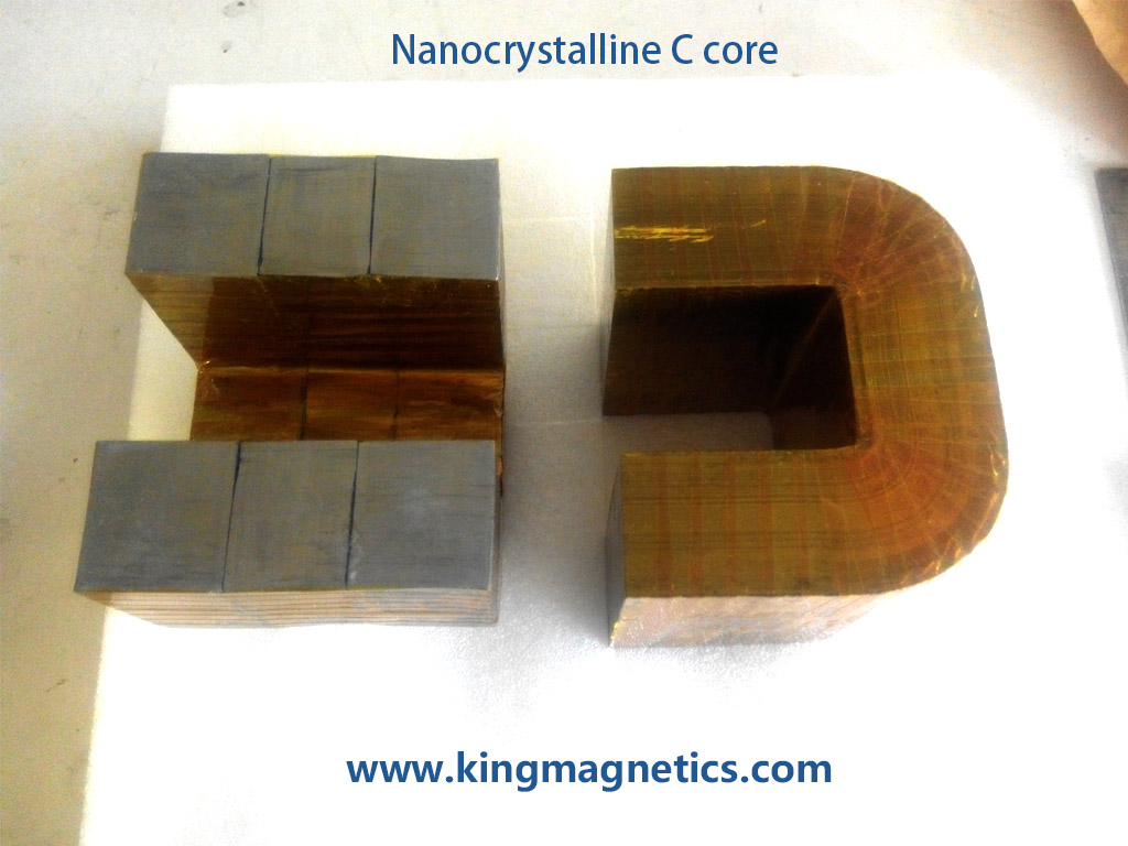 Nanocrystalline Cut core, C core, for PFC indutor, boost inductor, Buck inductor, transformer, electrical vihicle charger, laser power supply