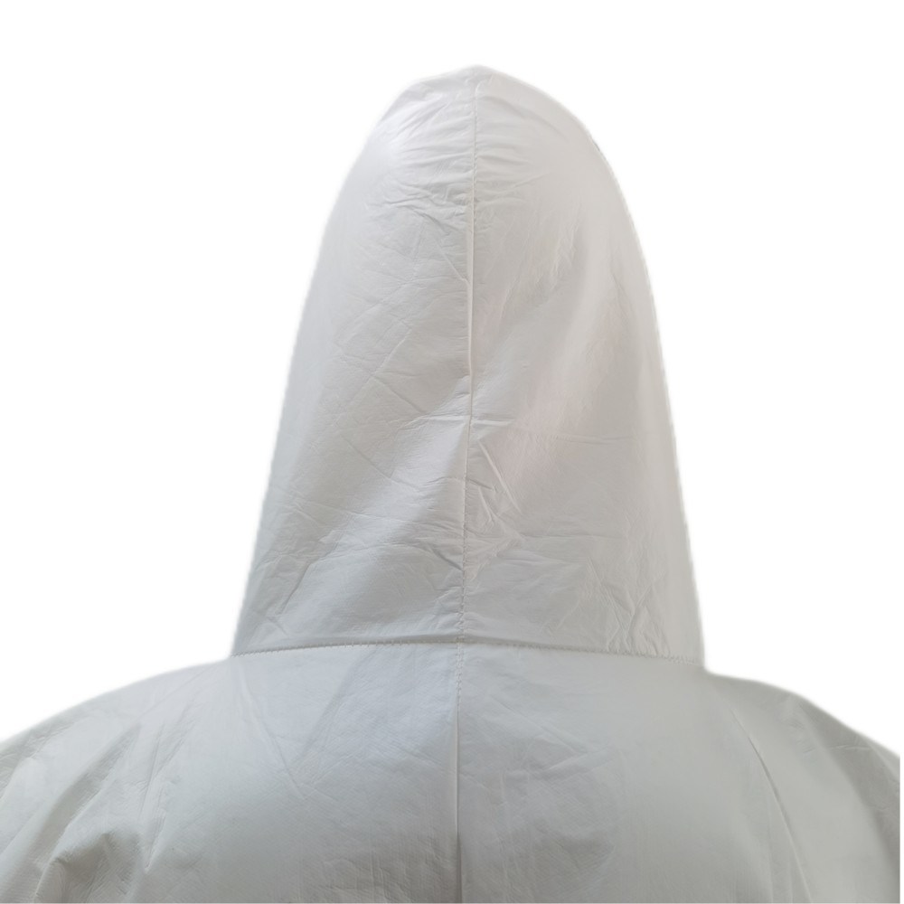 OEM Anti-Splash Waterproof Non-Woven Protective Hooded Coveralls