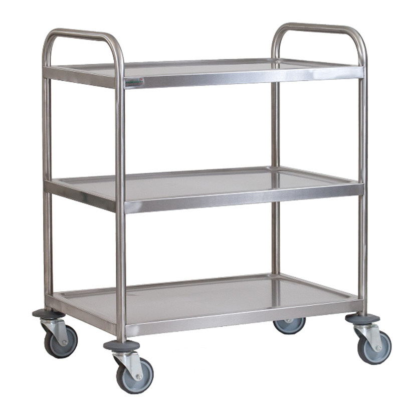 Winco Suc-30 3-Tier Stainless Steel Trolley