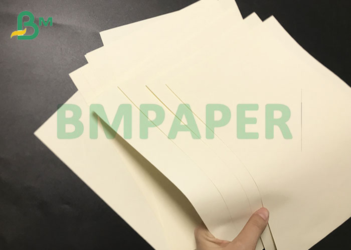 Offset Printing 60gsm To 180gsm Uncoated Cream Book Paper Sheets 70 * 100cm 