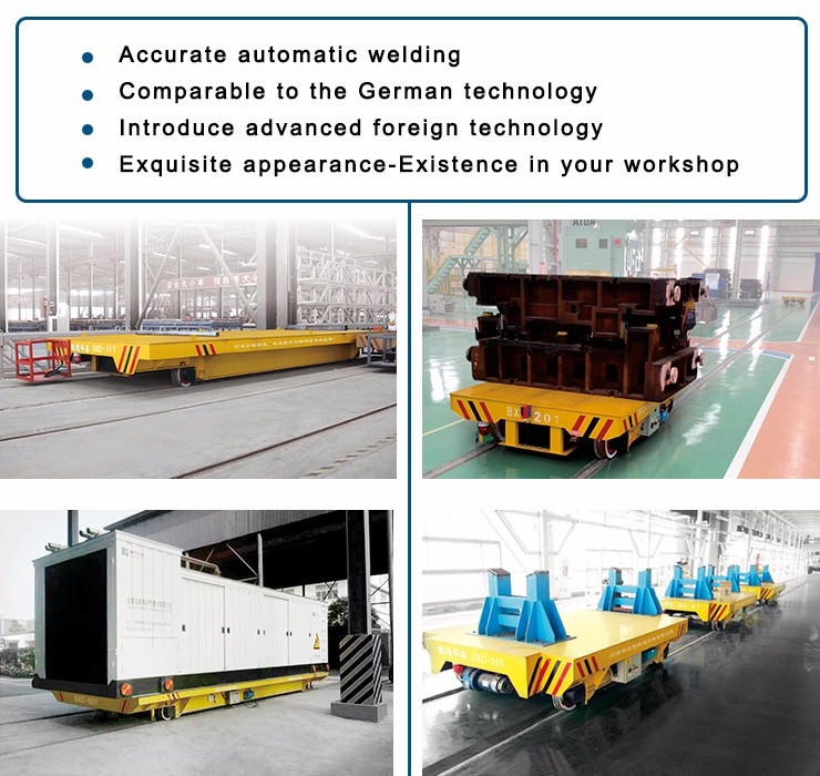 V-groove Table Rail Handling Trailer Material Transfer Equipment