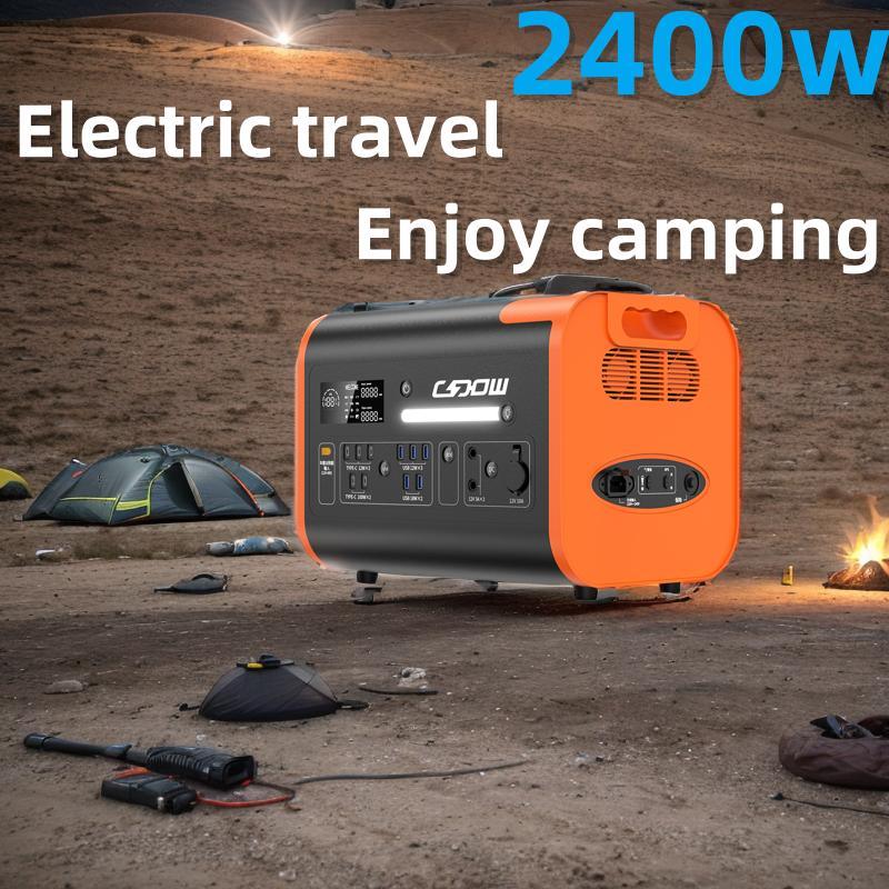 Solar Power System with AC Output Generator Mobile Charger USB Rechargeable Portable Power Station for Home/Outdoor/Camping