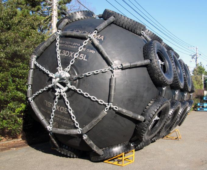Yokohama-type inflatable rubber fender marine anti-collision ball ship berthing fender 2