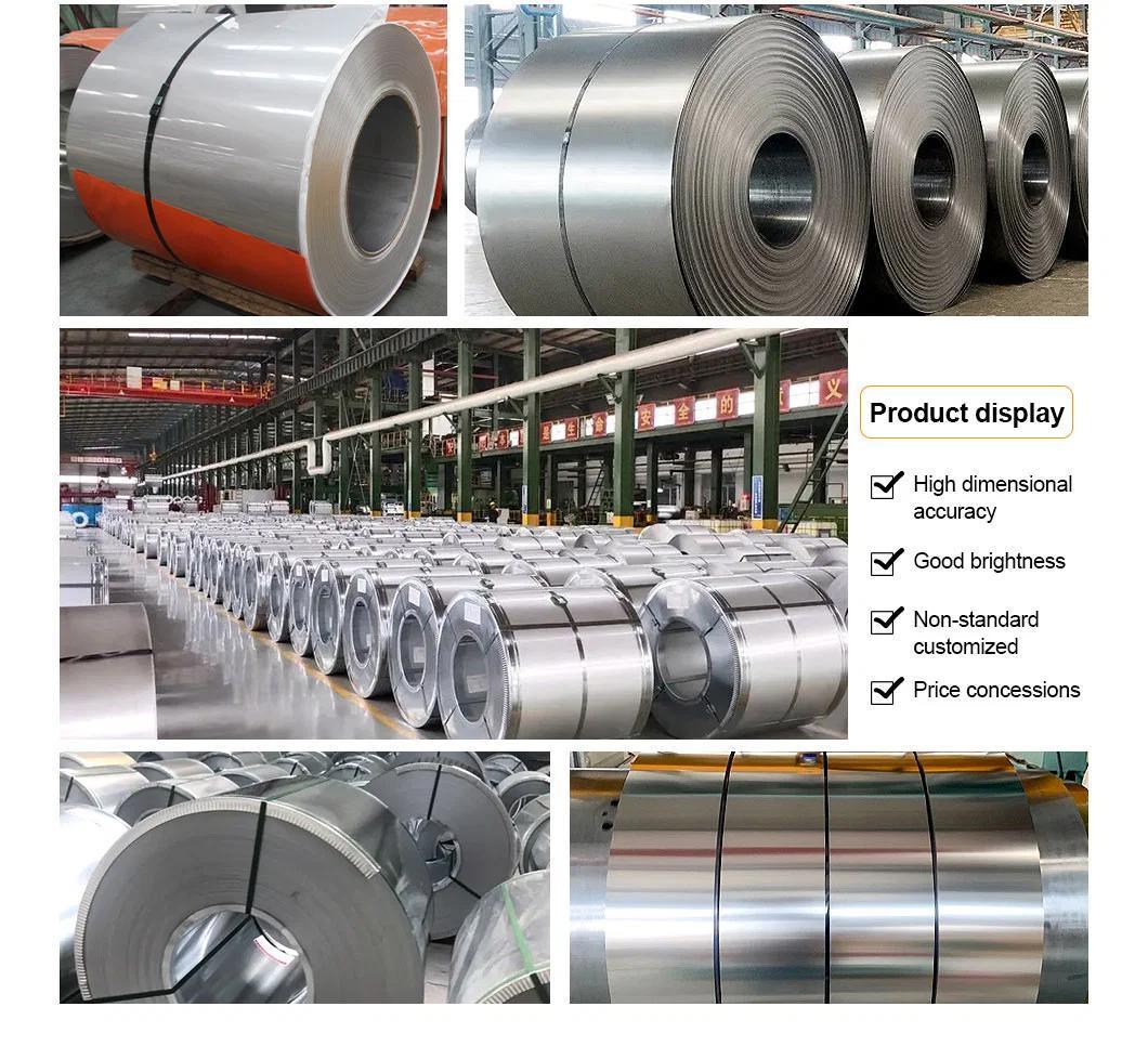 Thickness 0.3-3.0mm 201/304/430/316 No. 4 2b 8K Cold Rolling Stainless Steel Coil Wholesale Price