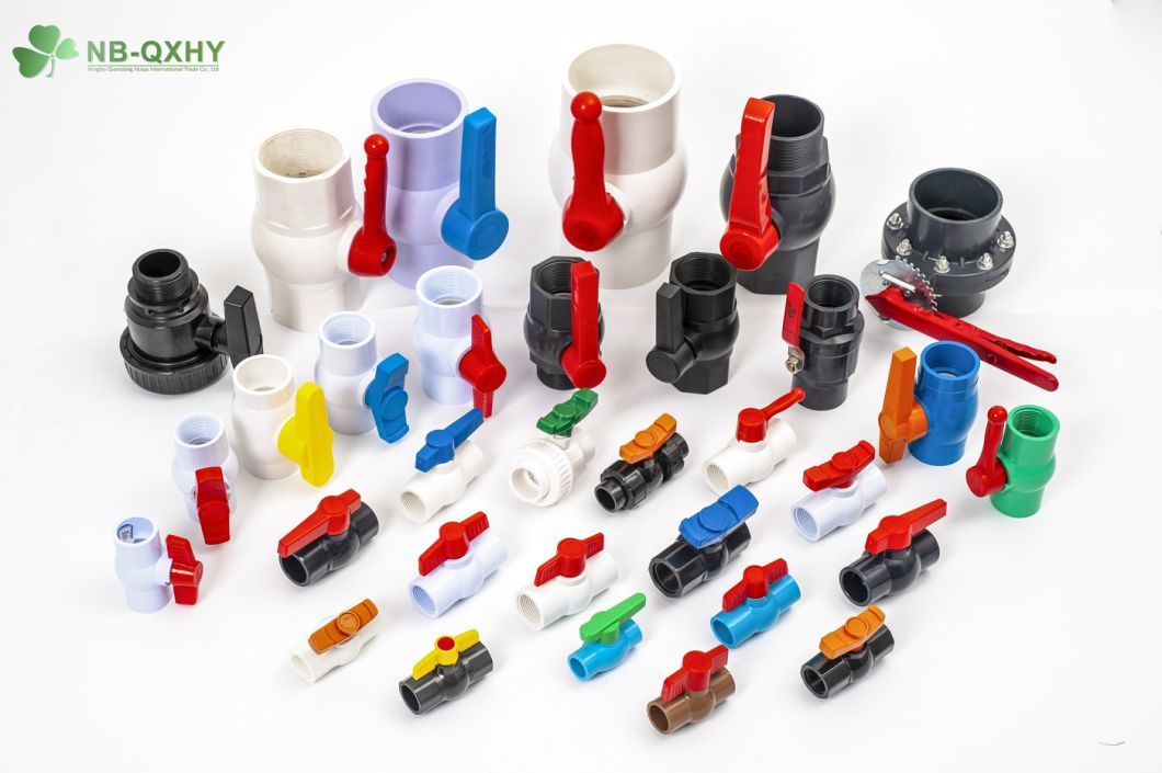 PP Compression Fittings Plastic PP Union PP Coupling 90 Degree Tee Fittings for Irrigation System
