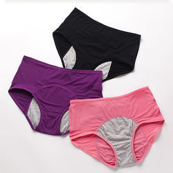Organic Women Panties Menstrual Period Stained Leak Proof Underwear