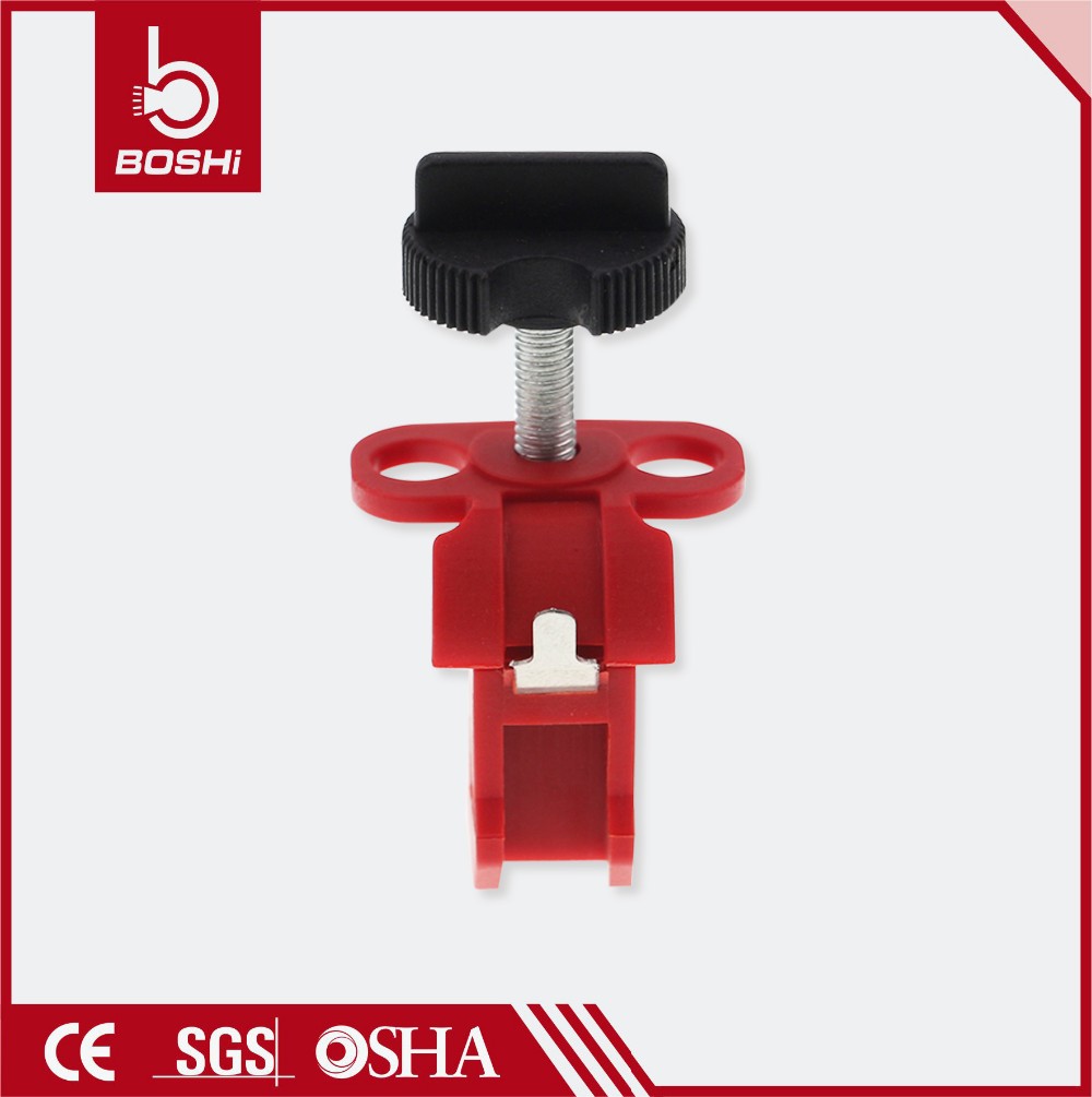 BOSHI brand CE approved circuit breaker lock (Tie bar lockout ) TBLO safety lockout for tagout