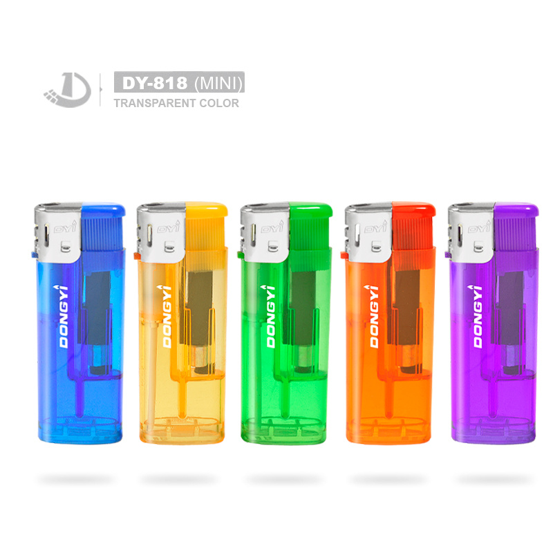Dy-818 Mini Type Wholesale Factory Plastic Disposable Electric Gas Lighter