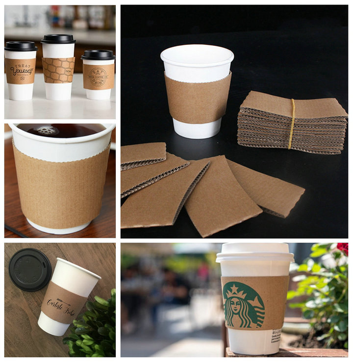 140gsm 170gsm Single face E Flute Corrugated Board For Coffee Sleeves
