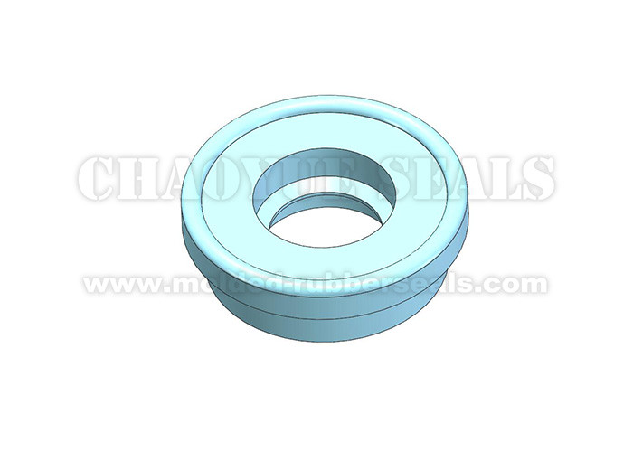 14 Mm Food Grade Blue Silicone Rubber Grommet Seal Resistant to Hydrochloric Acid and Ozone