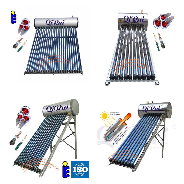 100L-300L Rooftop Heat Pipe Solar Thermal Energy Pressurised Solar Water Heater
