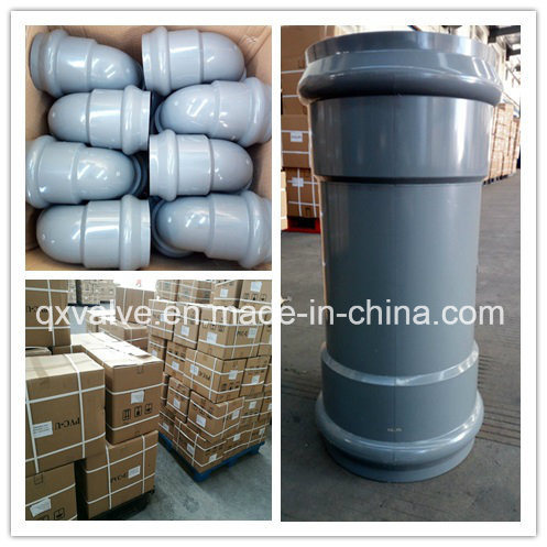 Water Supply PVC Fitting Rubber Ring Joint Equal Tee Reducing Tee