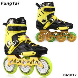 China Factory Wholesale Men Women Roller Inline Skate Shoe Speed Skates Shoes 2 in 1 Roller Blade Yellow White Blue Color Spor on sale 