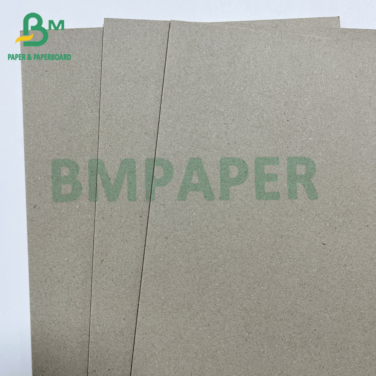 Recyclable Thick 1.5mm 3mm Double Side Grey Laminated Rigid board 