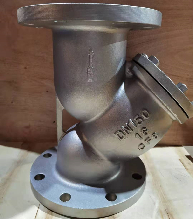API 304 Stainless Steel Y-Type Filter with Flanged End