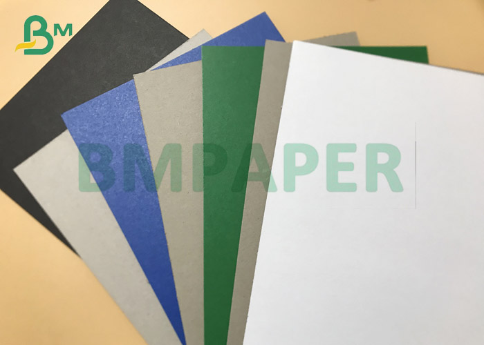 1mm 1.8mm thick white liner duplex board grey backing sheets recycled pulp 