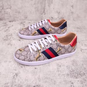 China Gucci 2019 New Couple's Coffee Color Casual Shoes on sale 
