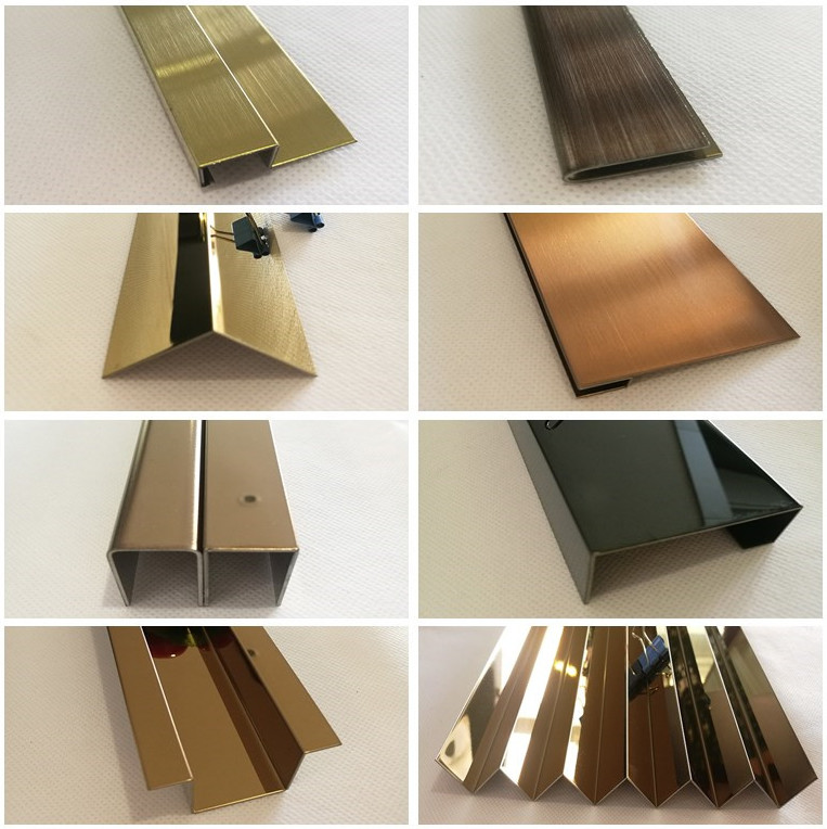 304 Tile Trims Tile Accessory Type Gold Decorative Metal Trim Made