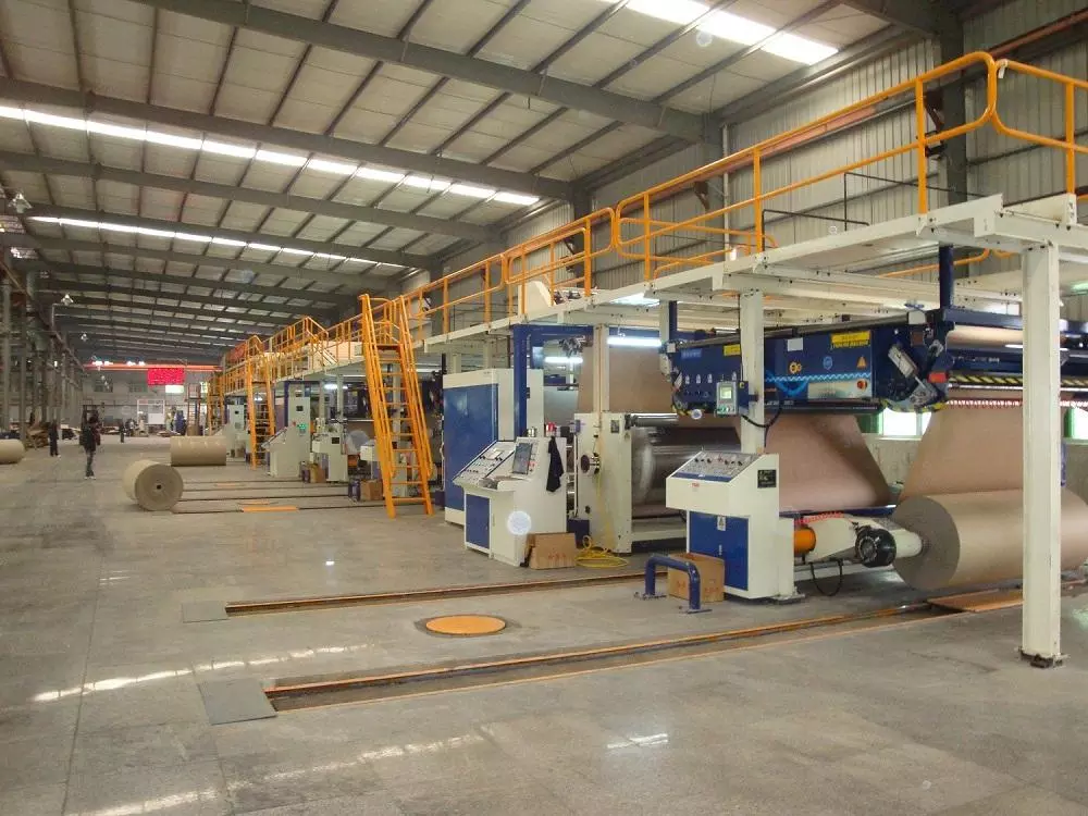 3 ply carton box making machine automatic for corrugated cardboard production
